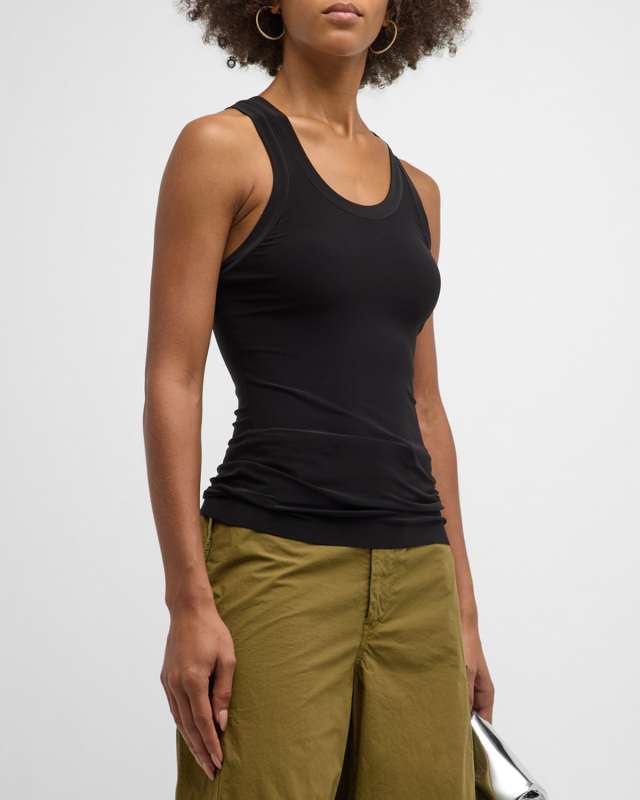 Racer Sleeveless Stretch Sport Tee